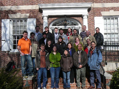 The IGERT team together after finishing the PBL Course