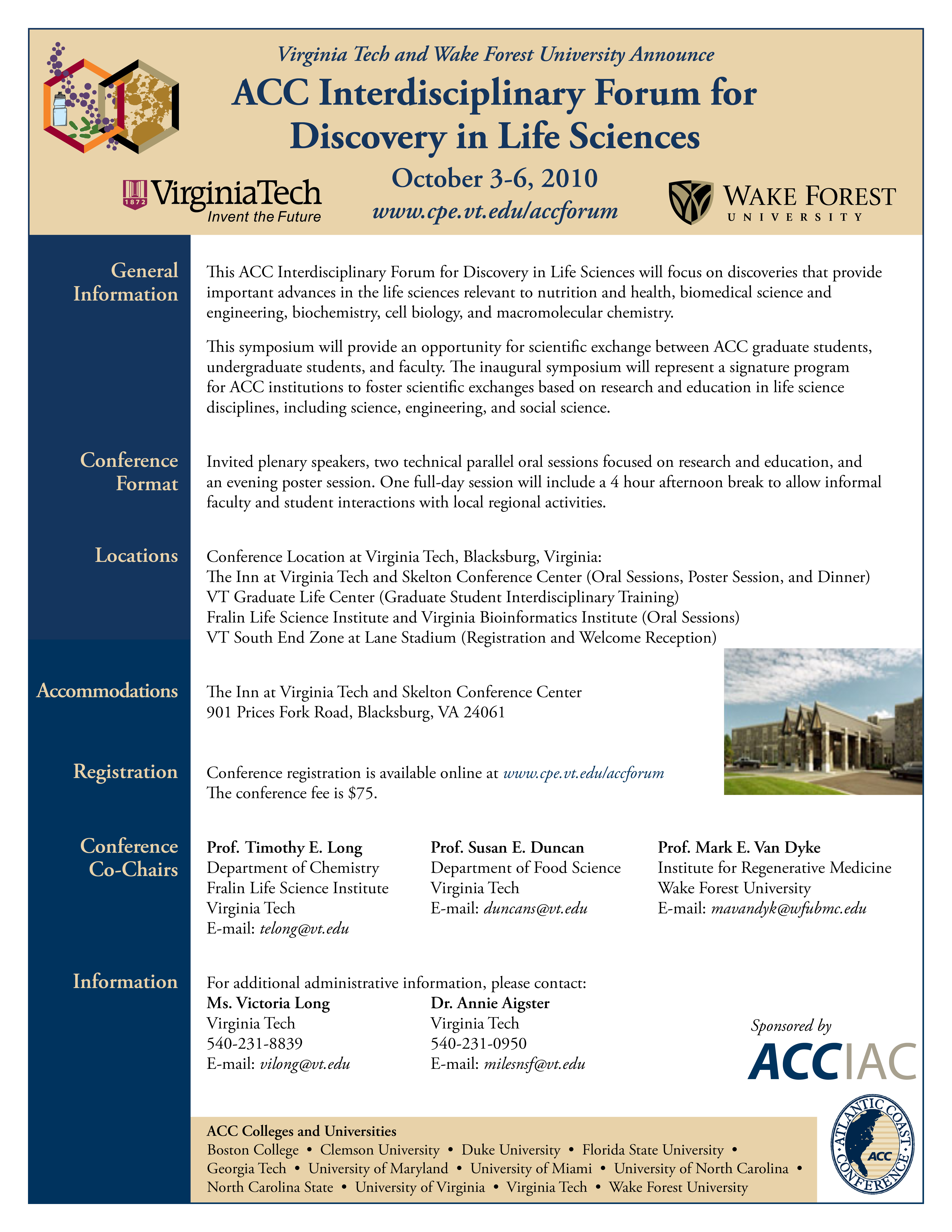 Highlight Photo Miles Launches The Atlantic Coast Conference Acc