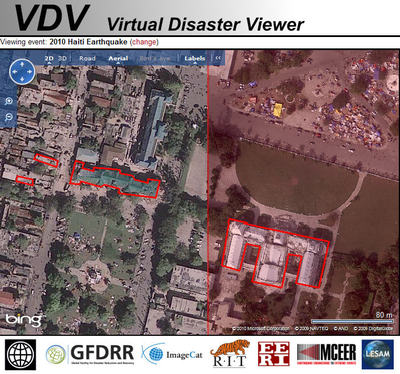 Virtual Disaster Viewer, 2010 Haiti Earthquake