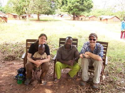 WSU team with Central African Republic villagers