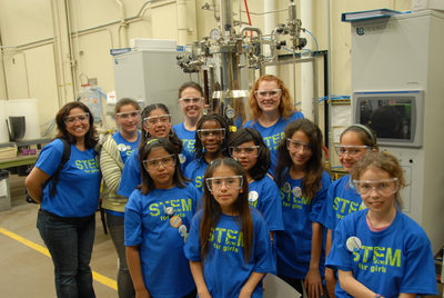 STEM Girls Visit the CREATE-IGERT Lab 2